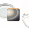 Ecola LED downlight встраив.1042 Круглый даунлайт со стеклом и подсветкой с драйвером 18W 220V 4200K 200x35