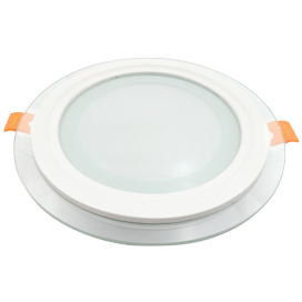 Ecola LED downlight встраив.1042 Круглый даунлайт со стеклом и подсветкой с драйвером 18W 220V 6500K 200x35