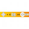 Ecola LED strip connector комплект X гибкая соед. плата + 4 зажимных разъема 2-х конт. 10 mm