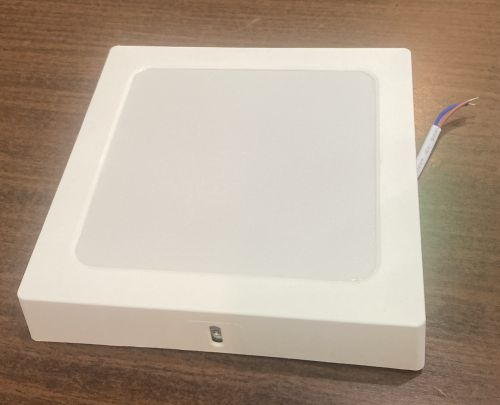 Ecola LED downlight накладной 4020 Квадратный даунлайт с драйвером внутри 24W 220V 4200K 210x210x30