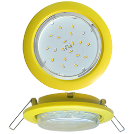 Ecola GX53 5355 Встраиваемый Легкий Желтый (светильник) 25x106