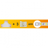 Ecola LED strip connector комплект T гибкая соед. плата + 3 зажимных разъема 2-х конт.  8 mm