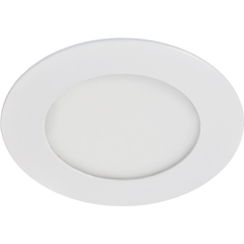 Ecola LED downlight встраив.1021 Круглый даунлайт с драйвером  4W 220V 2700K 85x20