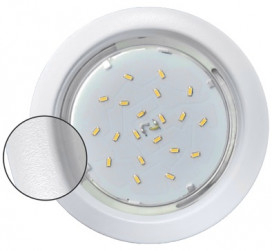 Ecola GX53 H4 светильник встраив. без рефл.  Белый матовый 38x106 - 10 pack (кd102)