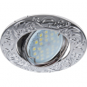 Ecola MR16 DL114 GU5.3 Светильник встр. литой поворотный Лианы Хром 25x90 Ecola MR16 DL114 GU5.3 Светильник встр. литой поворотный Лианы Хром 25x90