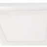 Ecola LED downlight встраив.2041 Квадратный даунлайт с драйвером с подсветкой 16(12+4)W 220V 6500K / Blue Синяя 195x195x20