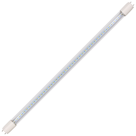 Ecola T8 Premium G13 LED 12,5W 220V 6500K с поворотными цоколями (прозрачное стекло) 605x28 (упак.инд./8/24)