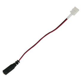 Ecola LED strip connector переходник с разъема штырькового (мама) на зажимной 2-х конт.  8mm уп. 3 шт.