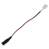 Ecola LED strip connector переходник с разъема штырькового (мама) на зажимной 2-х конт.  8mm уп. 3 шт.