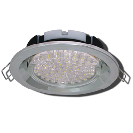 Ecola GX53 FT3225 светильник встраиваемый глубокий легкий хром 27x109