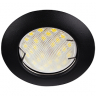 Ecola Light MR16 DL92 GU5.3 Светильник встр. выпуклый Черный матовый 30x80 - 2pack (кd74)