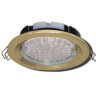 Ecola GX53 FT3225 светильник встраиваемый глубокий легкий золото 27x109