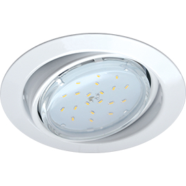 Ecola GX53 FT9073 светильник встраиваемый поворотный белый 40x120