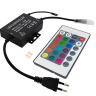 CR145KESB LED strip 220V RGB IR controller (IP20) 1500W 6,6A для ленты 220V 14x7 IP68 с инфракрасным пультом