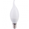 Ecola candle   LED  6,0W 220V E14 2700K свеча на ветру (композит) 118x37