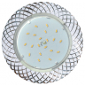Ecola GX53 H4 DL5381  светильник встраив. без рефл. Сетка Белый/Алюм 20x110 (к+)