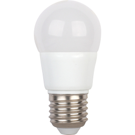 Ecola globe   LED  5,4W G45  220V E27 4000K шар (композит) 82x45