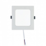 Ecola LED downlight встраив.2011 Квадратный даунлайт с драйвером внутри 20W 220V 4200K 165x165x28