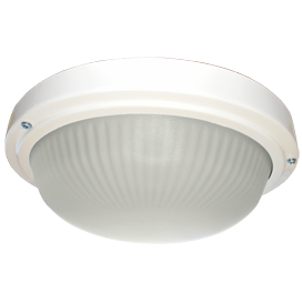 Ecola Light GX53 LED ДПП (DPP 03) 03-18-103 светильник  Круг накладной IP65 3*GX53 матовое стекло белый 280х280х90