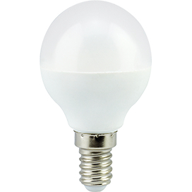 Ecola globe   LED Premium  5,4W G45 220V E14 4000K шар (композит) 82x45