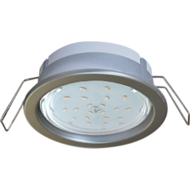 Ecola GX53 PD Светильник Встраиваемый глубокий легкий Серебро 31x95