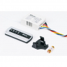 TM78 Выключатель дистанционный 230V 1000W 4-х канальный 30м с пультом управления, черный/серебро