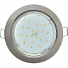 Ecola GX53 H4 Downlight without reflector_satin chrome (светильник) 38x106  (к+)