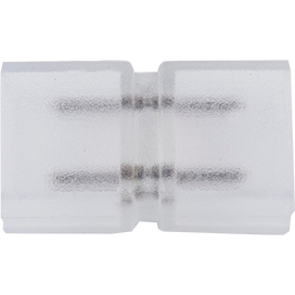 Ecola LED strip 220V connector соединитель лента-лента 2-х конт для ленты IP68 14x7 уп. 5 шт.