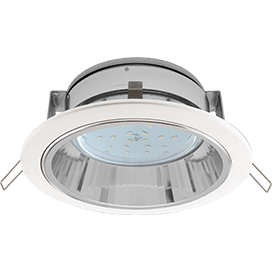Ecola GX53 H2R Downlight with reflector_white (светильник)  58x125