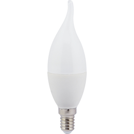 Ecola candle   LED Premium  7,0W 220V E14 4000K свеча на ветру (композит) 130x37