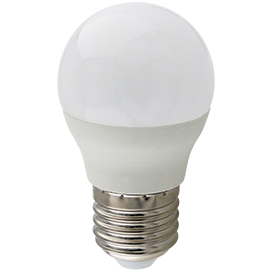 Ecola globe   LED Premium 10,0W G45  220V E27 4000K шар (композит) 82x45