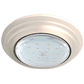 Ecola GX53 H4 LD5314 Glass Стекло Круг со ступеньками с подсветкой  хром - матовый 38x120 (к+)