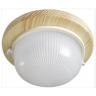Ecola GX53 LED НБО-03-60-011 светильник Круг накладной IP65 дерево Клен 1*GX53 матовый 220х84