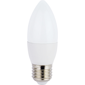 Ecola candle   LED  7,0W 220V E27 4000K свеча (композит) 103x37