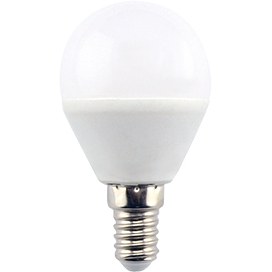 Ecola globe   LED  8,0W G45  220V E14 4000K шар (композит) 78x45