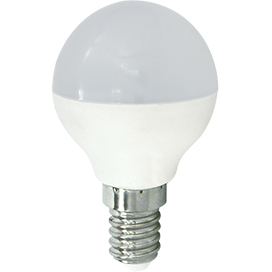 Ecola globe   LED Premium  8,0W G45  220V E14 2700K шар (композит) 78x45