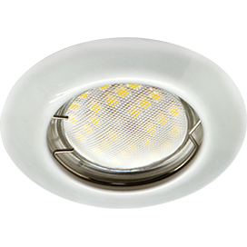 Ecola Light MR16 DL92 GU5.3 Светильник встр. выпуклый Перламутровое серебро 30x80 - 2pack (кd74)