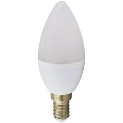 Ecola candle   LED Premium  4,0W 220V E14 2700K свеча 100x37