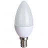 Ecola candle   LED  8,0W 220V E14 2700K свеча (композит) 100x37