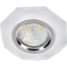 Ecola MR16 DL1652 GU5.3 Glass Стекло 8-угольник с прямыми гранями Матовый / Хром 25x90 (кd74)