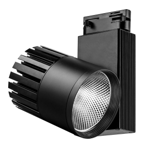 Светильник трековый светодиодный на шинопровод 40W, 3600 Lm, 4000К, 35 градусов, черный, AL105 со встроенным драйвером серия MarketBright