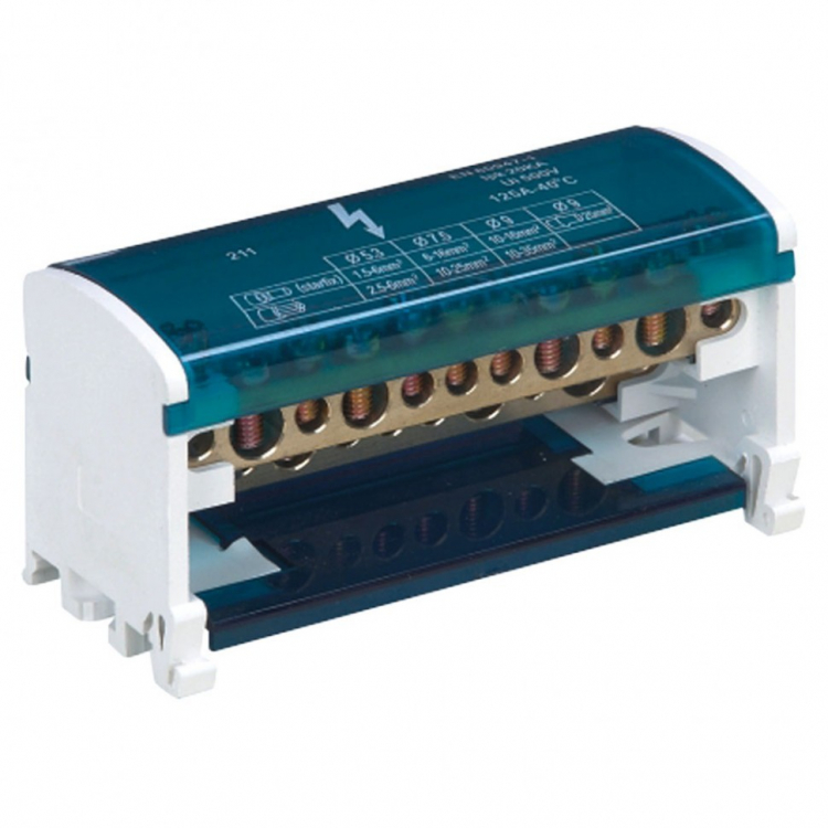 Кросс-модуль 4х15 3L+PEN на DIN-рейку в корпусе LD505-415