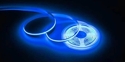 Ecola LED strip PRO 14W/m 24V IP20 COB 512Led/m Blue светодиодная лента на катушке  5м.