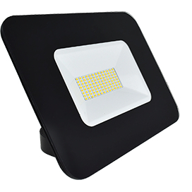 Ecola Projector  LED  50,0W 220V 6000K IP65 Светодиодный Прожектор тонкий Черный 150x110x30