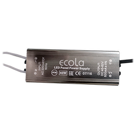Ecola LED panel Power Supply  40W 220V драйвер для тонкой панели (только для отгрузки с панелями, PQ*N40ELC)