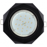 Ecola GX53 H4 5312 Glass Стекло 8-угольник с прямыми гранями черный хром - черный 38x133 (к+)