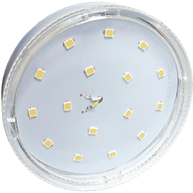 Лампа Ecola GX53 LED 8,5W Tablet 220V 4200K прозрачное стекло (Композитный радиатор) 27x75mm