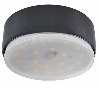 Ecola GX53 FT8073 светильник накладной черный матовый 25x82