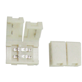 Ecola LED strip connector разъем зажимной 2-х конт.  8 mm уп. 5 шт.