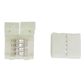 Ecola LED strip connector разъем зажимной 4-х конт. 10 mm уп. 5 шт.